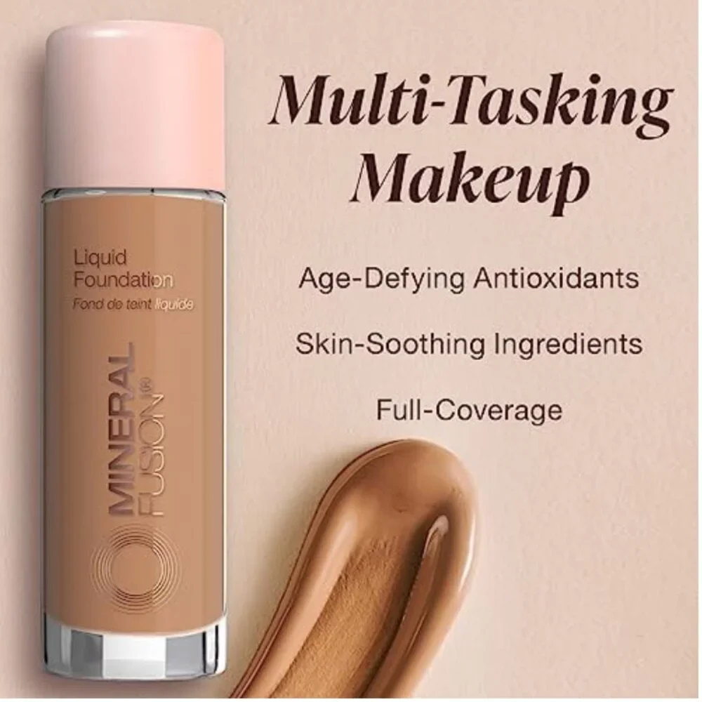 NWT Mineral Fusion Full Coverage Foundation, Deep 4